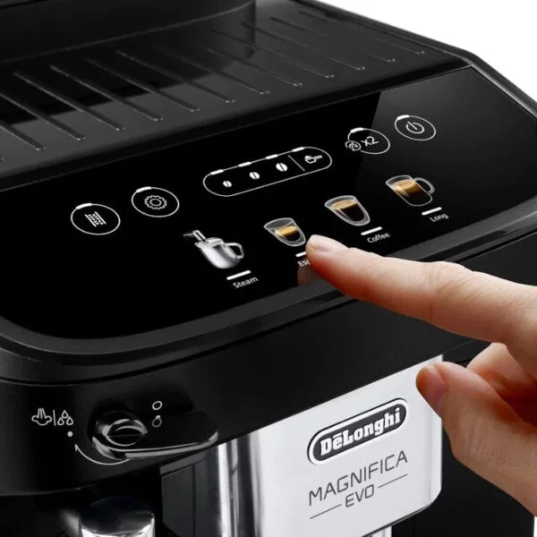 ⁦מכונת קפה אוטומטית דלונגי DeLonghi Magnifica Evo ECAM 290.21.B⁩ – תמונה ⁦3⁩