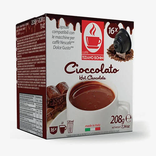 קפסולות בטעם שוקולטה דולצה גוסטו Caffe Bonini