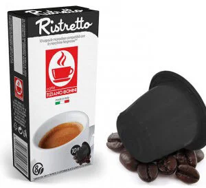 קפסולות תואמות נספרסו Ristretto Caffe Bonini