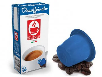 קפסולות תואמות נספרסו נטול קופאין Decaffeinato Caffe Bonini