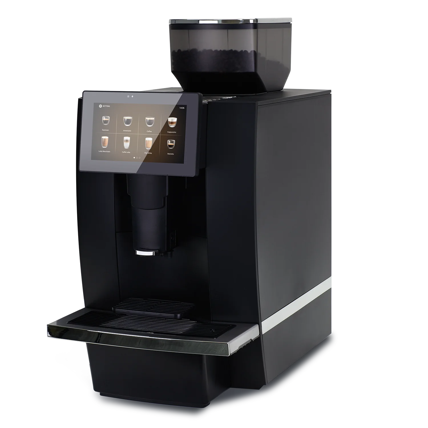 מכונת קפה מקצועית למשרד טוחנת אספרסו מבית קלרם KALERM k95 – תמונה 6